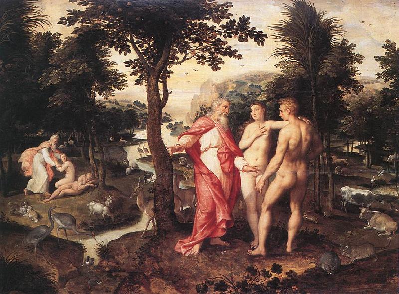 BACKER, Jacob de Garden of Eden ff Germany oil painting art
